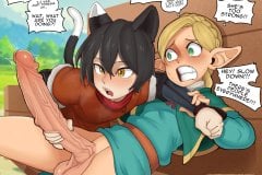 Izutsumi-Pounces-on-Marcille-Dungeon-Meshi-Futa-Comic-by-MrBooshmaster-5b