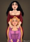 Mother Gothel x Rapunzel Tangled Comic by Rocner