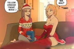 Nessie-Karen-Christmas-Comic-Lewdua-1