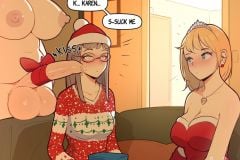 Nessie-Karen-Christmas-Comic-Lewdua-7