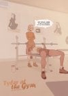Tyler at the Gym Comic by Skemantis 