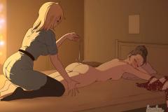 Warm-massage-–-Nessie-and-Karen-Comic-Lewdua-9