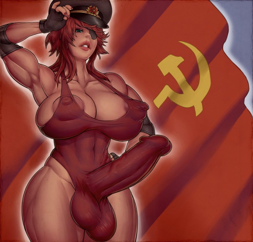 Communist futa muscle girl