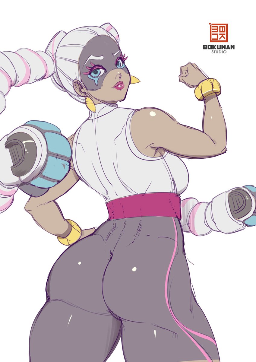 Twintelle ass posing skin tight suit