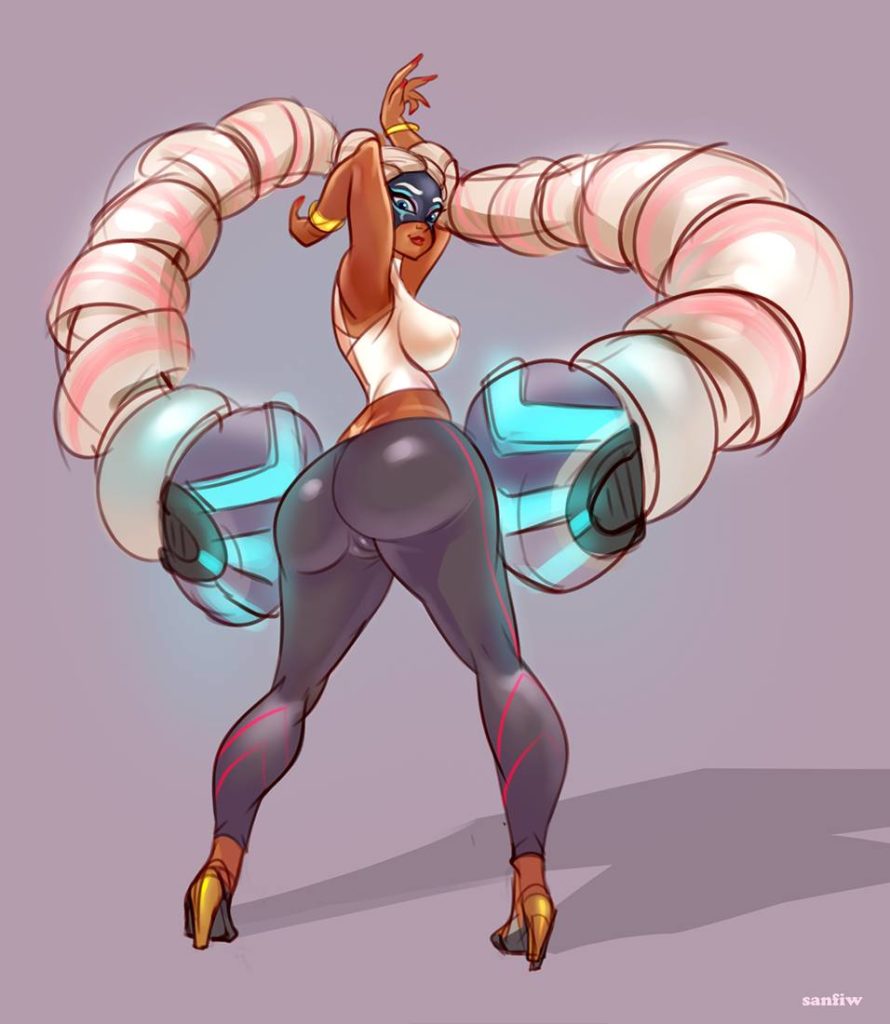 Twintelle thight see trough pants