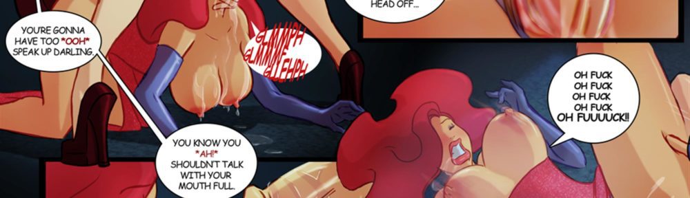 Futanari Rule 34 Comic/Manga. Jessica Rabbit goes looking for her impostor and gets fucked by her.