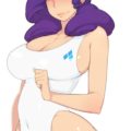 Thick Rarity in a swimsuit