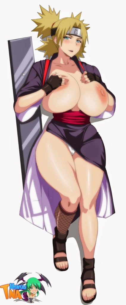 Temari with her big tits out