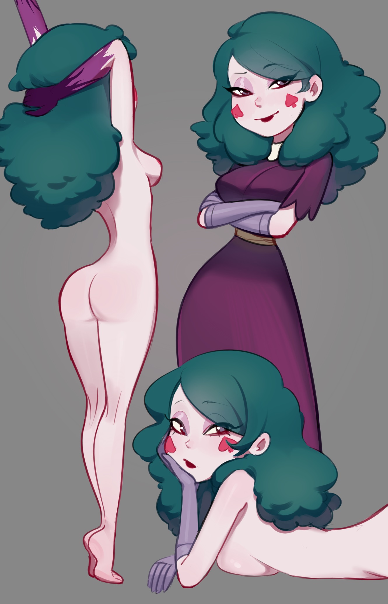 Star vs The Forces of Evil Rule 34 Two - Eclipsa and Celena.