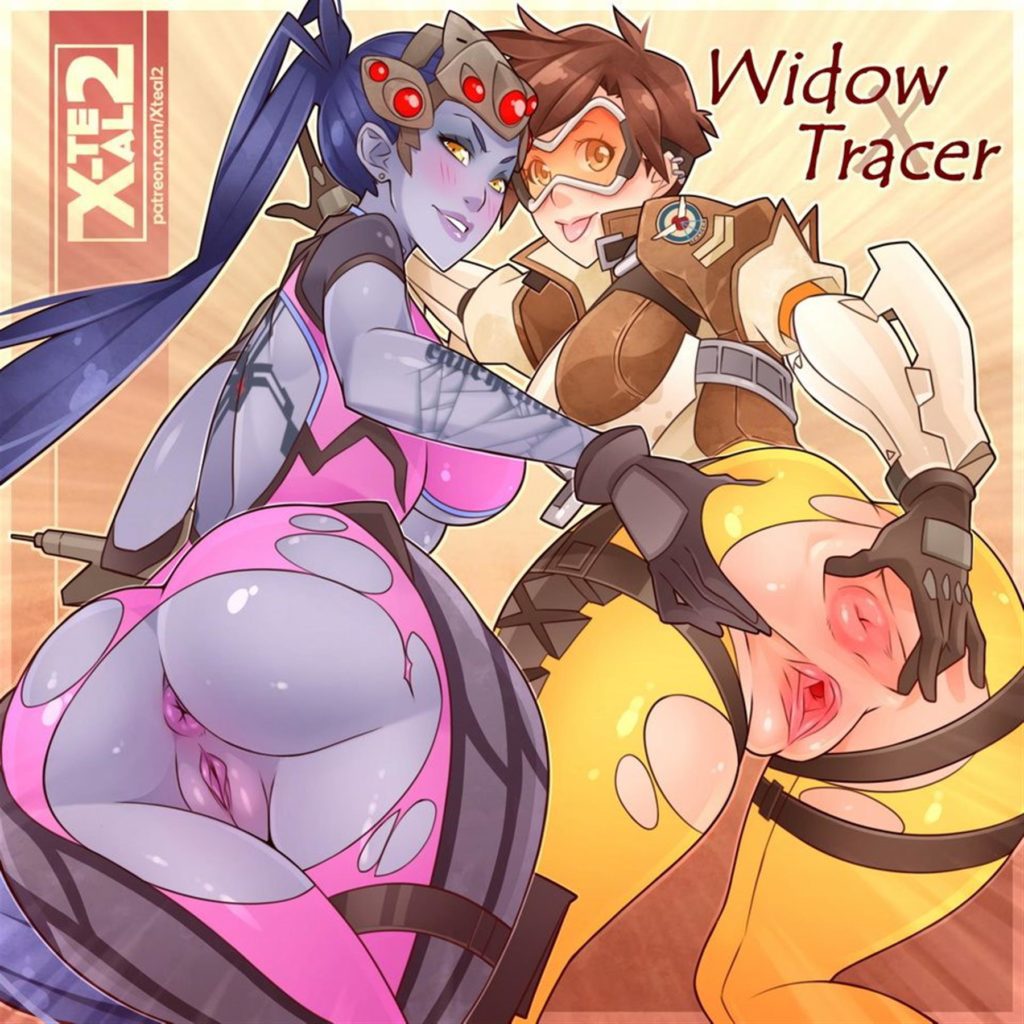 The butts of Widowmaker and Tracer