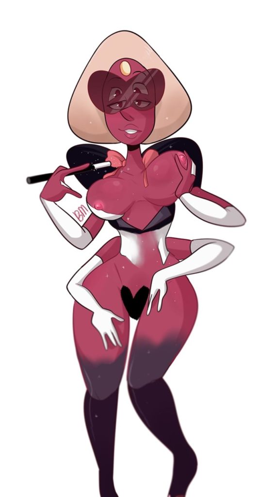 Sardonyx feeling herself up with her many arms