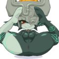 Kemonon - Futa imp Midna spreading her legs Zelda rule 34 futanari hentai porn