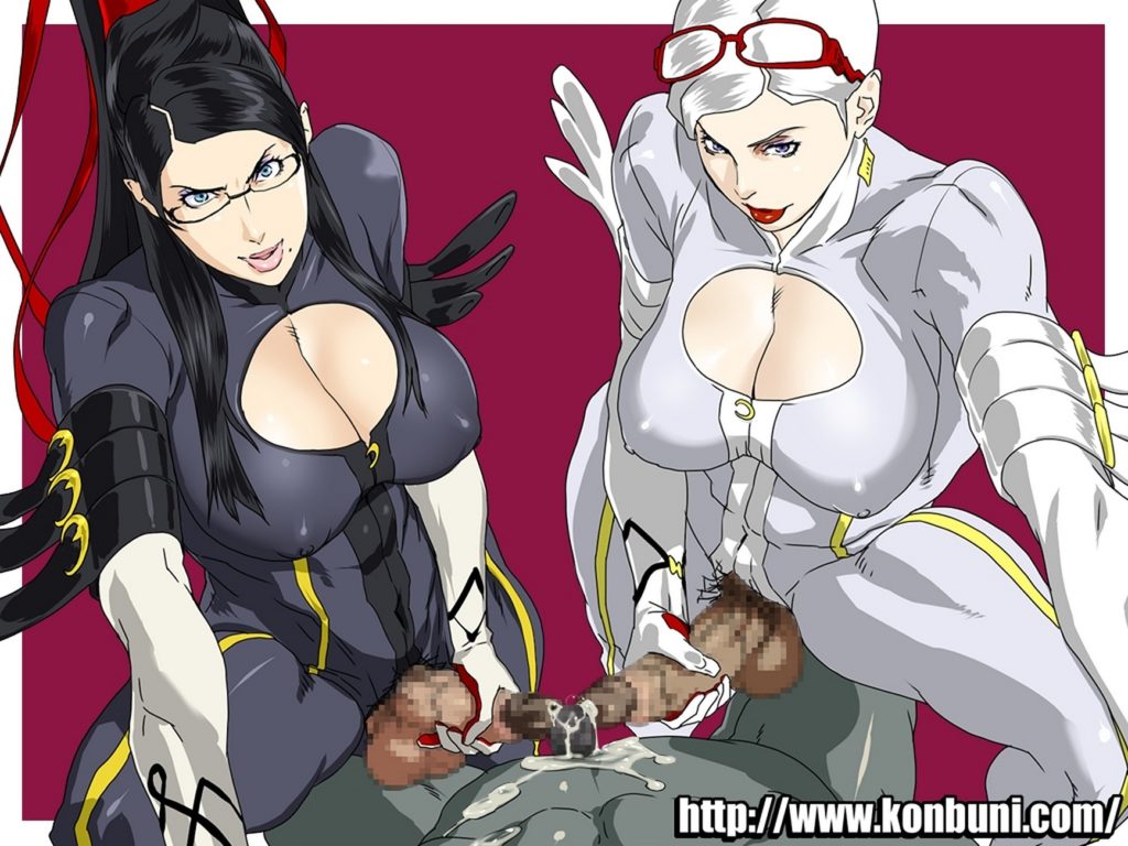 Konbuni - Futa Bayonetta and Jeanne hentai rule 34 porn