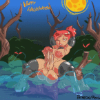 Keycock – Futanari halloween animated porn gif