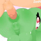 Zenminch - Futanari Kirlia pokemon nintendo short stack hentai porn gif anal animated