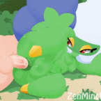 Zenminch - Futanari Roserade pokemon short stack hentai porn gif 2 anal animated