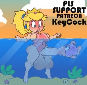 Keycock - Futa Princess Peach porn animated gif
