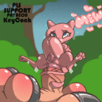 Keycock - Futa pokemon Mew porn animated gif