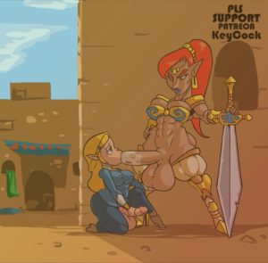 Keycock - Futa Gerudo Zelda-Breath-Full-Of-Cum