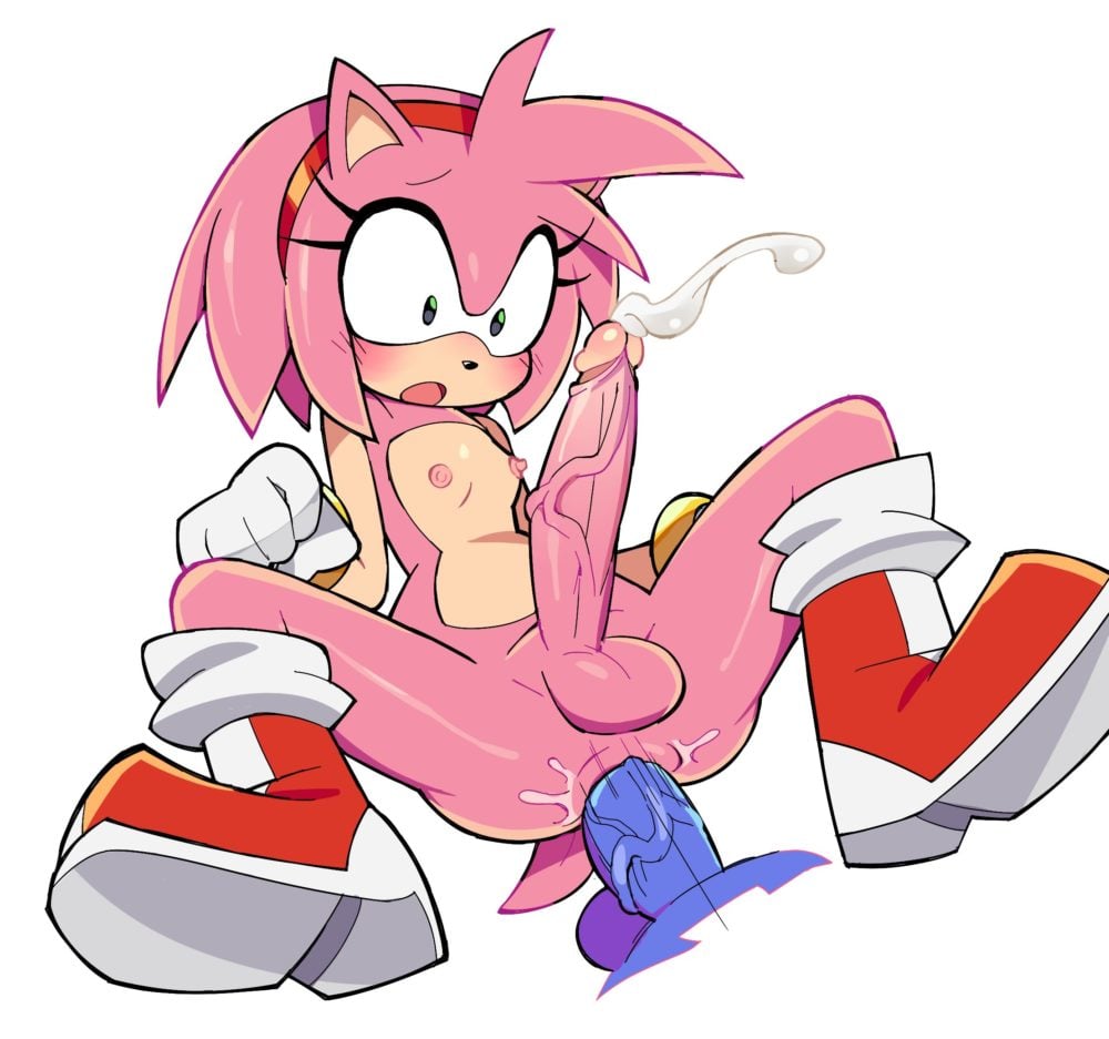 Nokiyu - Futanari Amy Rose Sonic the Hedgehog sonic porn rule 34.