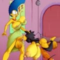 Cidada - Futanari Marge Simpson Lisa cartoon porn