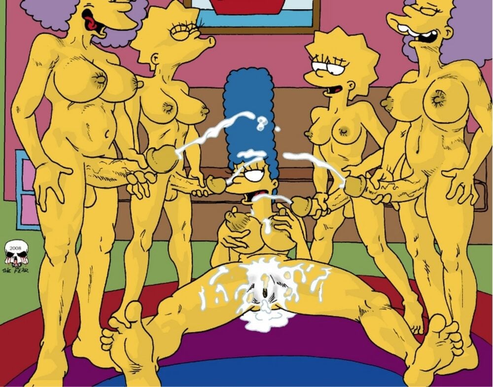 The Fear - Futanari Lisa Marge Patty Selma porn 3