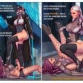 Boobsgames - Futa shemale Angelise Reiter Cyberpunk 2077 porn hentai futa comic