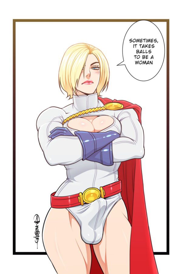 Anasheya - Futa Power Girl dc comics hentai porn
