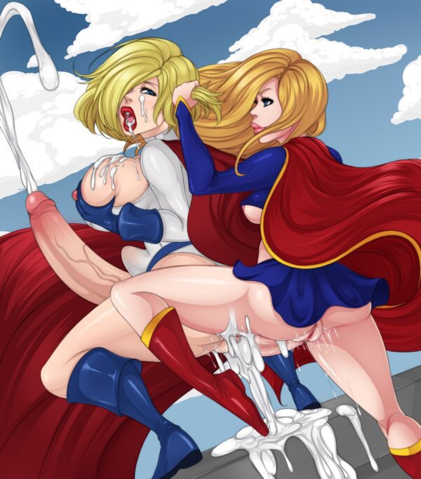 Ecchi-Graffiti - Futa Supergirl Power Girl dc comics hentai porn 2