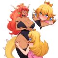 Sucaciic - Futa Bowsette Princess Peach nintendo hentai porn 2