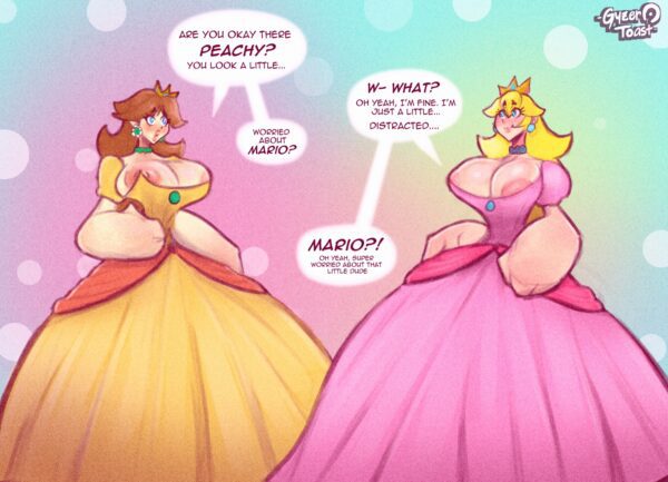 Gyzertoast - Futa Princess Daisy Peach mario nintendo porn 1