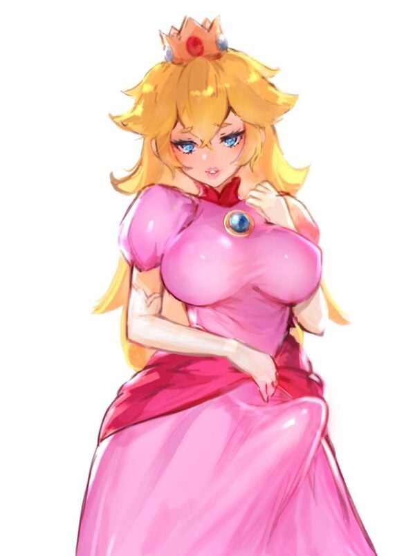 Nbo - Futa Princess Peach nintendo mario porn