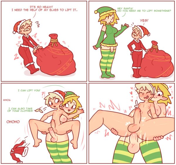 Red7cat - Futa Santa Claus christmas porn 1