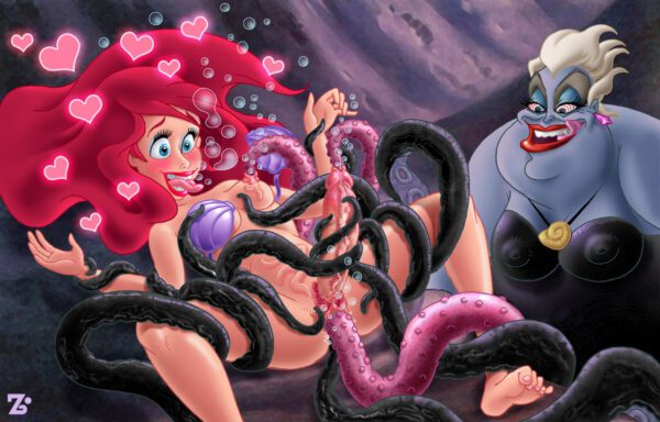 Zandersnazz - Futa Ariel Ursula The Little Mermaid disney hentai porn