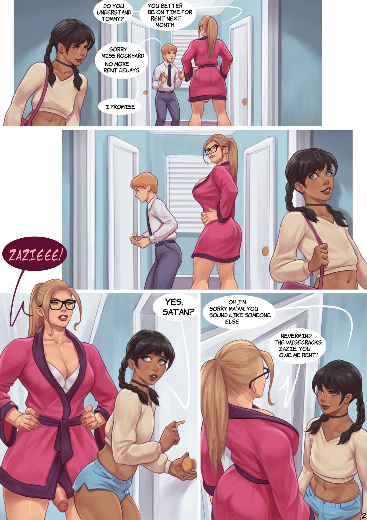 Rent 3 Futa Comic by Rino99 (37) | Futapo!