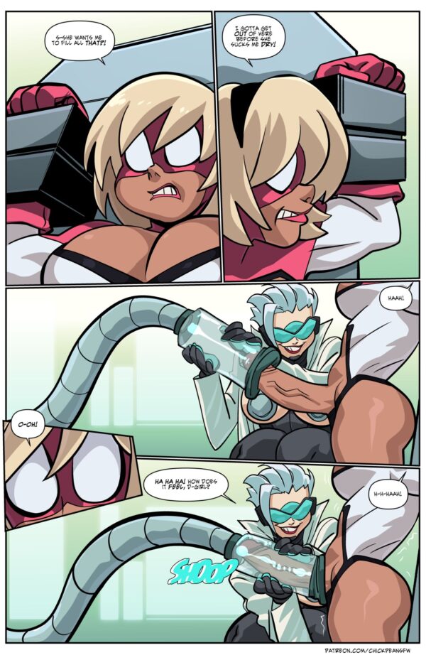 D-Girl Part 1 and 2 Futa Comic by Chickpea