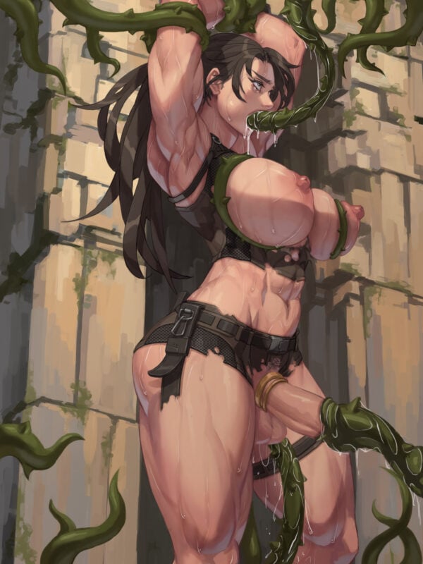 Xxoom - Muscular futa Lara Croft Tomb Raider hentai porn 1