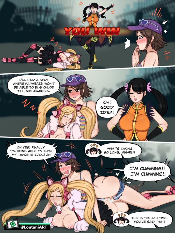 Loutaniart - Futa Lucky Chloe Ling Xiaoyu Miharu Hirano Tekken 7 rule 34 hentai porn 1