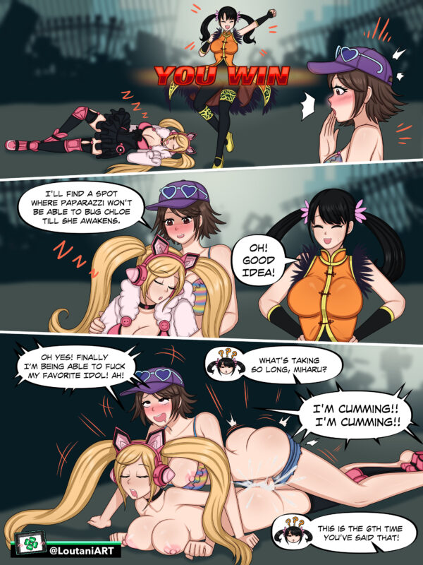 Loutaniart - Futa Lucky Chloe Ling Xiaoyu Miharu Hirano Tekken 7 rule 34 hentai porn 3