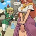 [Futa on Male][The Legend of Zelda] Two Times Link Got Futanari Dick Futa Comics by Streachybear