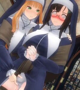 marumega nuns handjob