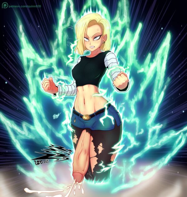 quinn935 - futa android 18 dragon ball z hentai porn