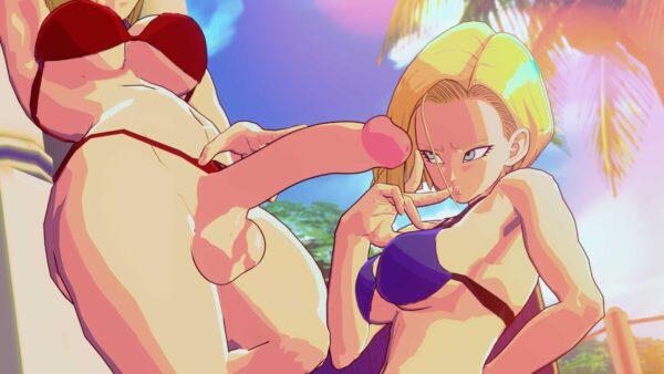 sfmnewbie - futa android 18 dragon ball fighterz z hentai porn