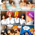 Naruto Training Sauna Kunoichi Futa on Male Comic by Witchking00 (2b)