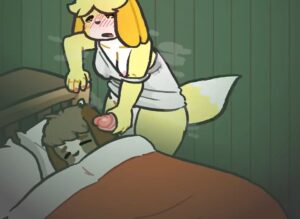 lazyyysheep digby isabelle animal crossing
