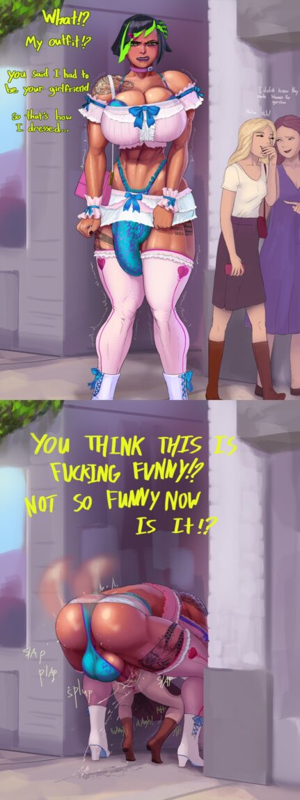 aka6 - futa jackie jockstrap (aka6) original character text or caption hentai porn