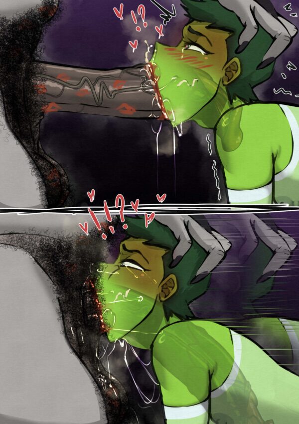 dittochad - futa beast boy raven (dc) dc comics teen titans hentai porn 6