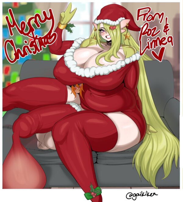 gaikiken - futa fan character gardevoir linnea (gaikiken) pokémon (species) pokemon (species) christmas game freak nintendo pokemon hentai porn