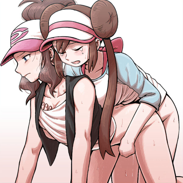 gooberman_ _tee - futa hilda (pokemon) rosa (pokemon) nintendo pokemon pokemon bw pokemon bw2 hentai porn