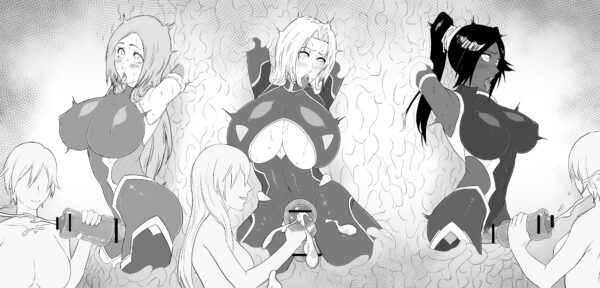 iwao178 - futa dick milking akiyama rinko (cosplay) igawa asagi sakura inoue orihime shihouin yoruichi bleach taimanin (series) 2